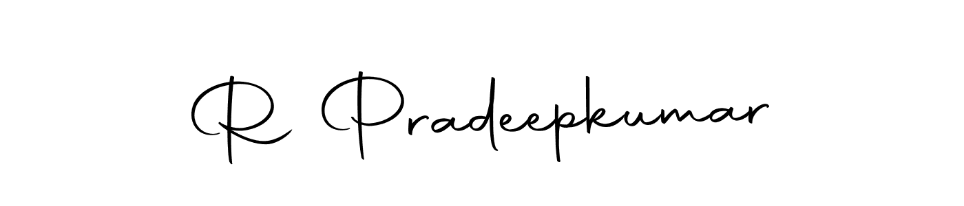 The best way (Autography-DOLnW) to make a short signature is to pick only two or three words in your name. The name R Pradeepkumar include a total of six letters. For converting this name. R Pradeepkumar signature style 10 images and pictures png