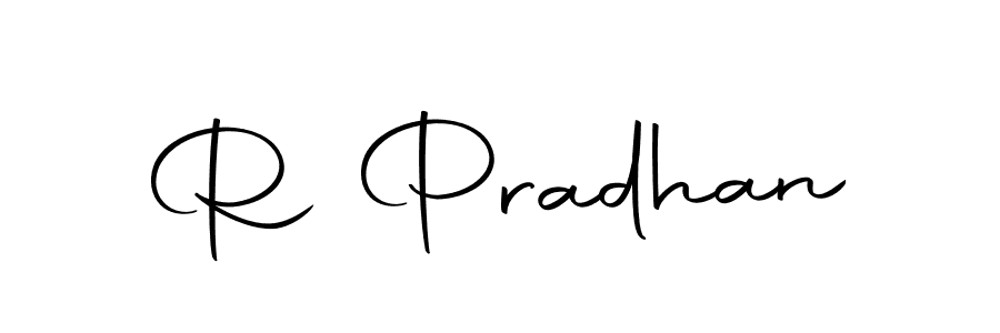 The best way (Autography-DOLnW) to make a short signature is to pick only two or three words in your name. The name R Pradhan include a total of six letters. For converting this name. R Pradhan signature style 10 images and pictures png