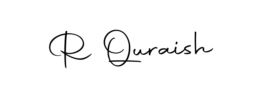 Also we have R Quraish name is the best signature style. Create professional handwritten signature collection using Autography-DOLnW autograph style. R Quraish signature style 10 images and pictures png