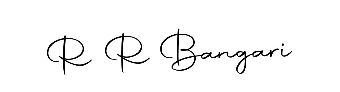 Autography-DOLnW is a professional signature style that is perfect for those who want to add a touch of class to their signature. It is also a great choice for those who want to make their signature more unique. Get R R Bangari name to fancy signature for free. R R Bangari signature style 10 images and pictures png