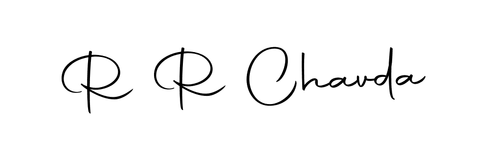 Use a signature maker to create a handwritten signature online. With this signature software, you can design (Autography-DOLnW) your own signature for name R R Chavda. R R Chavda signature style 10 images and pictures png