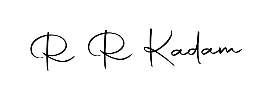 How to make R R Kadam signature? Autography-DOLnW is a professional autograph style. Create handwritten signature for R R Kadam name. R R Kadam signature style 10 images and pictures png