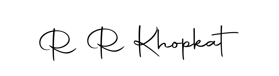 You can use this online signature creator to create a handwritten signature for the name R R Khopkat. This is the best online autograph maker. R R Khopkat signature style 10 images and pictures png