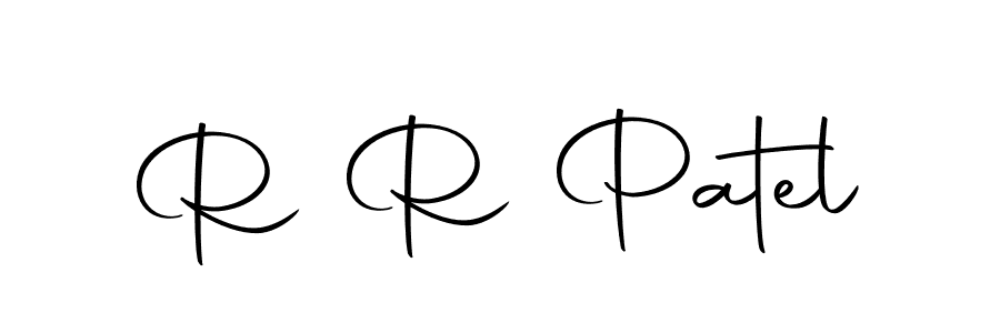 Make a beautiful signature design for name R R Patel. With this signature (Autography-DOLnW) style, you can create a handwritten signature for free. R R Patel signature style 10 images and pictures png