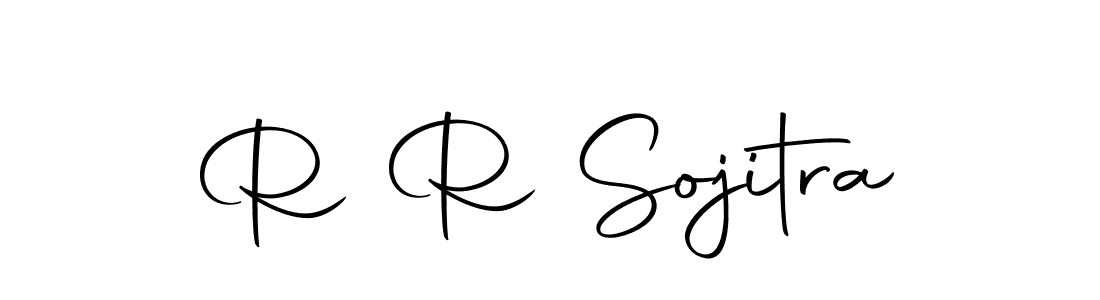 You should practise on your own different ways (Autography-DOLnW) to write your name (R R Sojitra) in signature. don't let someone else do it for you. R R Sojitra signature style 10 images and pictures png