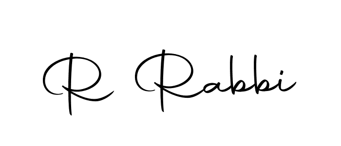 You can use this online signature creator to create a handwritten signature for the name R Rabbi. This is the best online autograph maker. R Rabbi signature style 10 images and pictures png
