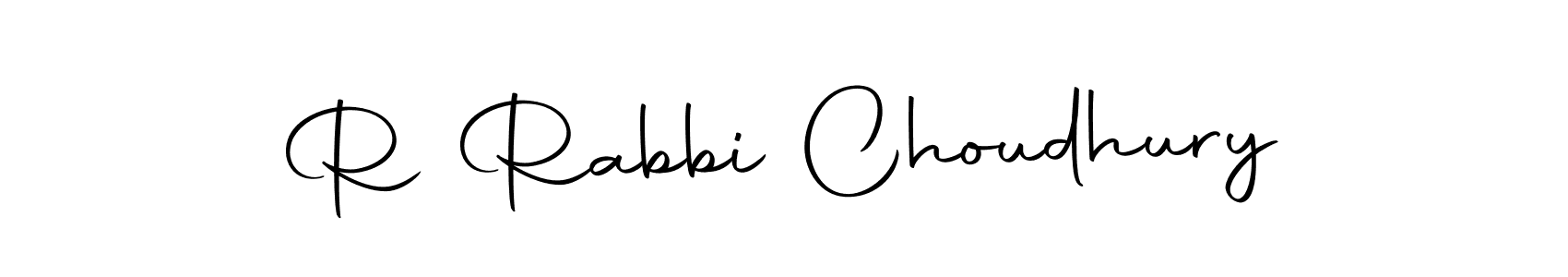 Make a short R Rabbi Choudhury signature style. Manage your documents anywhere anytime using Autography-DOLnW. Create and add eSignatures, submit forms, share and send files easily. R Rabbi Choudhury signature style 10 images and pictures png