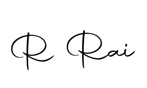 Use a signature maker to create a handwritten signature online. With this signature software, you can design (Autography-DOLnW) your own signature for name R Rai. R Rai signature style 10 images and pictures png