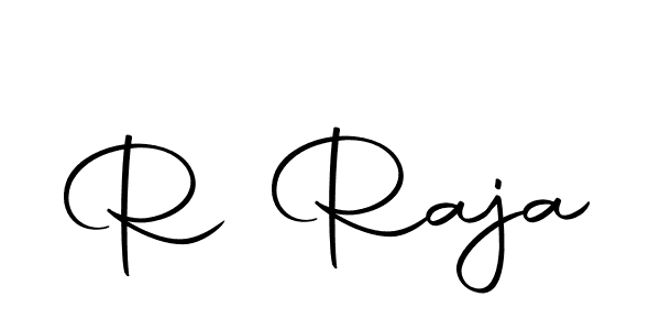 Design your own signature with our free online signature maker. With this signature software, you can create a handwritten (Autography-DOLnW) signature for name R Raja. R Raja signature style 10 images and pictures png