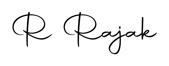 Similarly Autography-DOLnW is the best handwritten signature design. Signature creator online. You can use it as an online autograph creator for name R Rajak. R Rajak signature style 10 images and pictures png