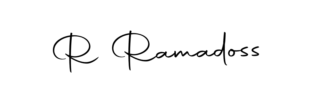 Design your own signature with our free online signature maker. With this signature software, you can create a handwritten (Autography-DOLnW) signature for name R Ramadoss. R Ramadoss signature style 10 images and pictures png