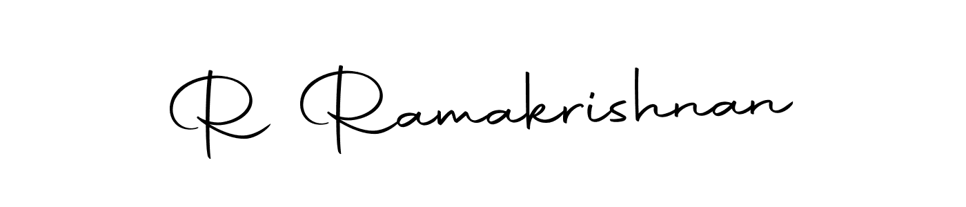 Make a beautiful signature design for name R Ramakrishnan. With this signature (Autography-DOLnW) style, you can create a handwritten signature for free. R Ramakrishnan signature style 10 images and pictures png