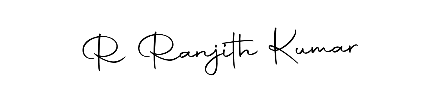 Design your own signature with our free online signature maker. With this signature software, you can create a handwritten (Autography-DOLnW) signature for name R Ranjith Kumar. R Ranjith Kumar signature style 10 images and pictures png