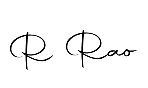 Make a beautiful signature design for name R Rao. With this signature (Autography-DOLnW) style, you can create a handwritten signature for free. R Rao signature style 10 images and pictures png