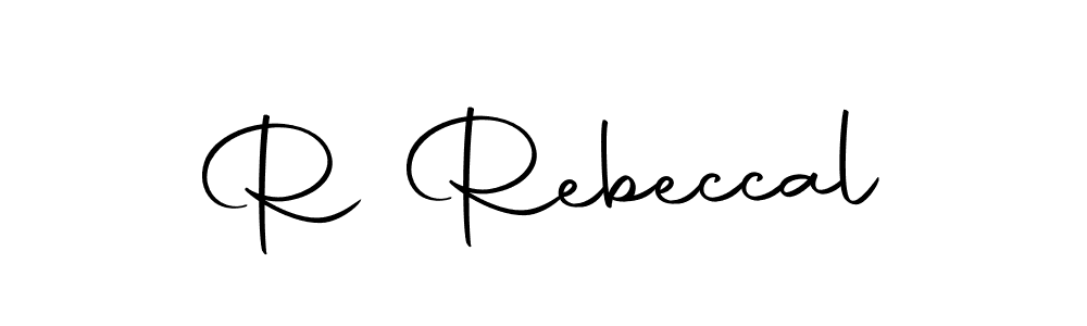 Make a beautiful signature design for name R Rebeccal. With this signature (Autography-DOLnW) style, you can create a handwritten signature for free. R Rebeccal signature style 10 images and pictures png