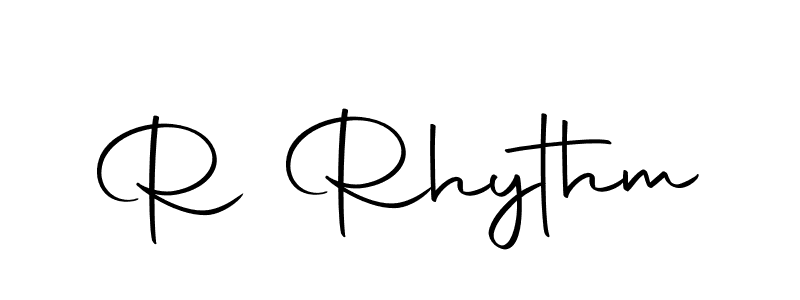 Make a beautiful signature design for name R Rhythm. Use this online signature maker to create a handwritten signature for free. R Rhythm signature style 10 images and pictures png