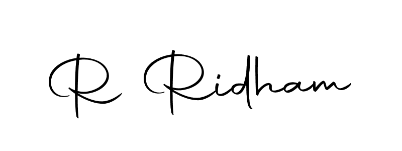 Here are the top 10 professional signature styles for the name R Ridham. These are the best autograph styles you can use for your name. R Ridham signature style 10 images and pictures png