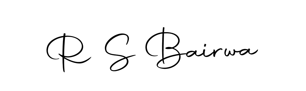 You should practise on your own different ways (Autography-DOLnW) to write your name (R S Bairwa) in signature. don't let someone else do it for you. R S Bairwa signature style 10 images and pictures png