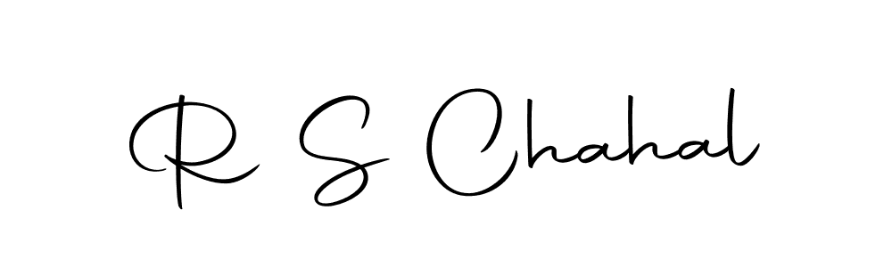 How to make R S Chahal name signature. Use Autography-DOLnW style for creating short signs online. This is the latest handwritten sign. R S Chahal signature style 10 images and pictures png