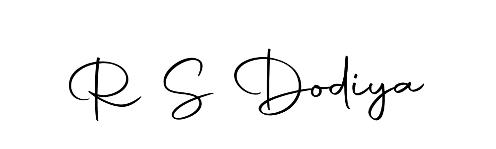 Design your own signature with our free online signature maker. With this signature software, you can create a handwritten (Autography-DOLnW) signature for name R S Dodiya. R S Dodiya signature style 10 images and pictures png