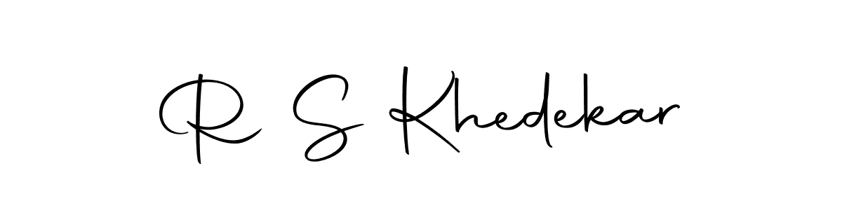 Make a beautiful signature design for name R S Khedekar. Use this online signature maker to create a handwritten signature for free. R S Khedekar signature style 10 images and pictures png