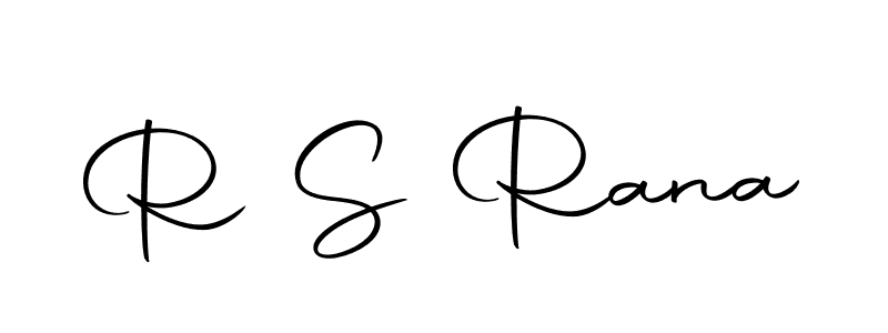 Use a signature maker to create a handwritten signature online. With this signature software, you can design (Autography-DOLnW) your own signature for name R S Rana. R S Rana signature style 10 images and pictures png