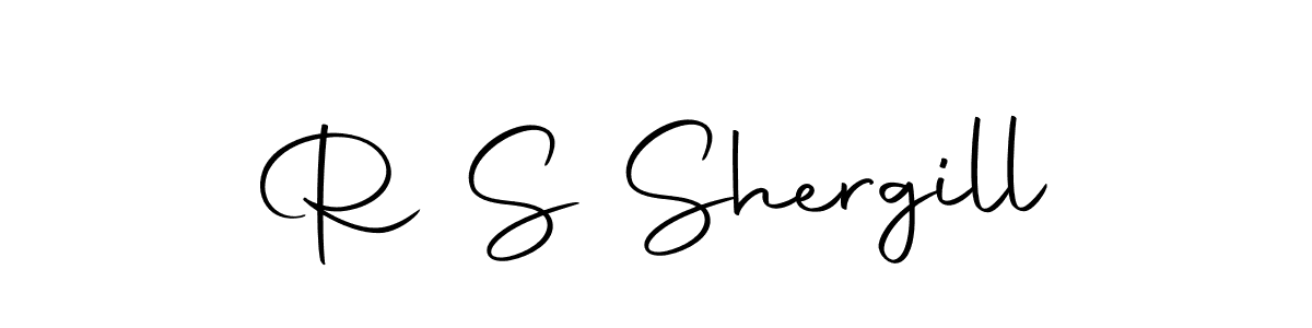 Create a beautiful signature design for name R S Shergill. With this signature (Autography-DOLnW) fonts, you can make a handwritten signature for free. R S Shergill signature style 10 images and pictures png