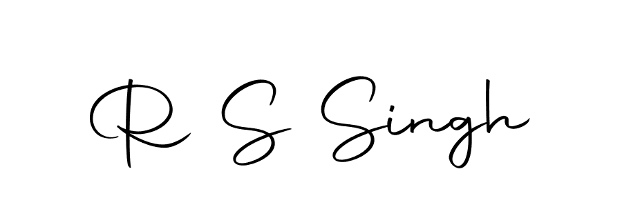 Create a beautiful signature design for name R S Singh. With this signature (Autography-DOLnW) fonts, you can make a handwritten signature for free. R S Singh signature style 10 images and pictures png