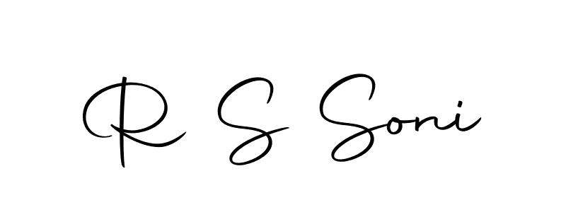 Make a beautiful signature design for name R S Soni. With this signature (Autography-DOLnW) style, you can create a handwritten signature for free. R S Soni signature style 10 images and pictures png