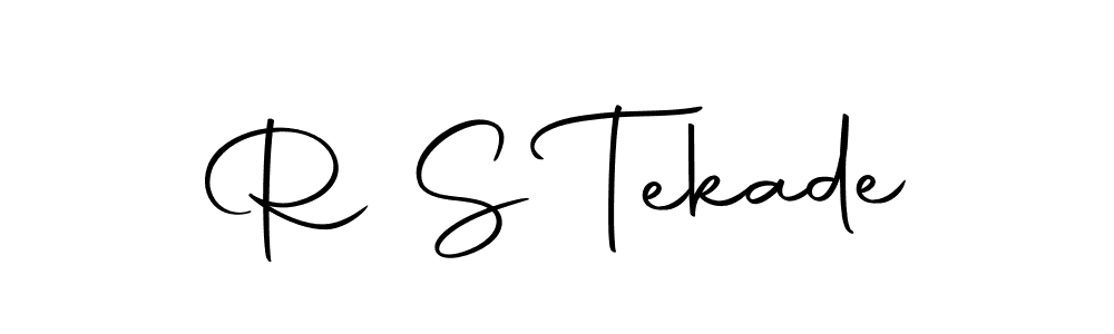 Use a signature maker to create a handwritten signature online. With this signature software, you can design (Autography-DOLnW) your own signature for name R S Tekade. R S Tekade signature style 10 images and pictures png