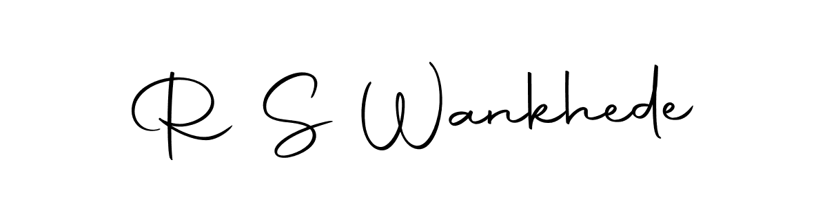 The best way (Autography-DOLnW) to make a short signature is to pick only two or three words in your name. The name R S Wankhede include a total of six letters. For converting this name. R S Wankhede signature style 10 images and pictures png