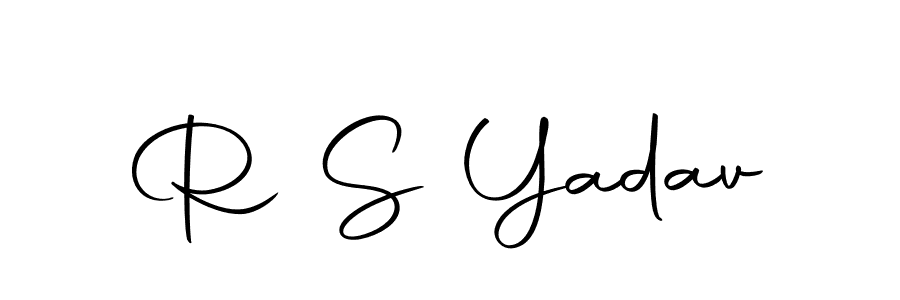 Make a beautiful signature design for name R S Yadav. Use this online signature maker to create a handwritten signature for free. R S Yadav signature style 10 images and pictures png