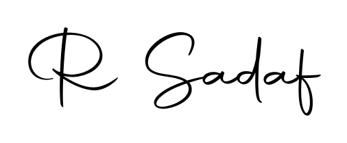 Achieve flawless digital penmanship with R Sadaf name in Autography-DOLnW font. The perfect tool for creating online signatures. R Sadaf signature style 10 images and pictures png