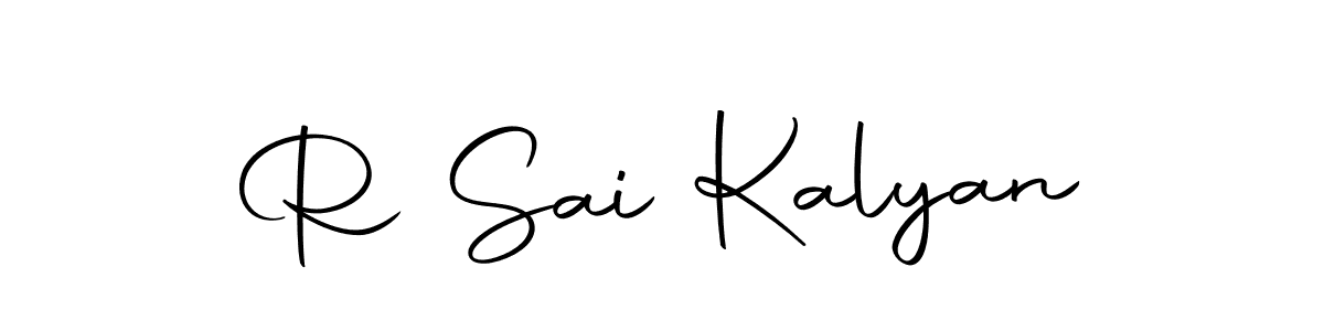 Similarly Autography-DOLnW is the best handwritten signature design. Signature creator online .You can use it as an online autograph creator for name R Sai Kalyan. R Sai Kalyan signature style 10 images and pictures png