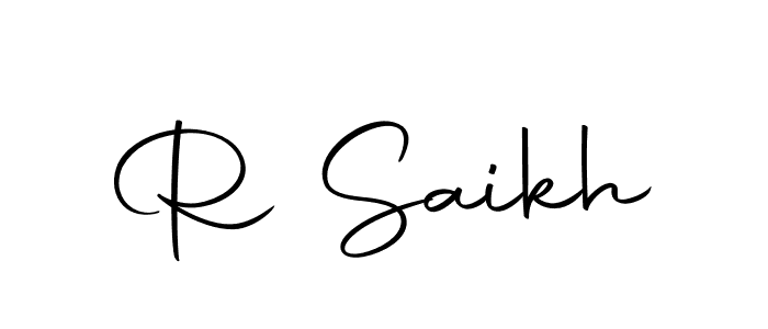 Make a short R Saikh signature style. Manage your documents anywhere anytime using Autography-DOLnW. Create and add eSignatures, submit forms, share and send files easily. R Saikh signature style 10 images and pictures png