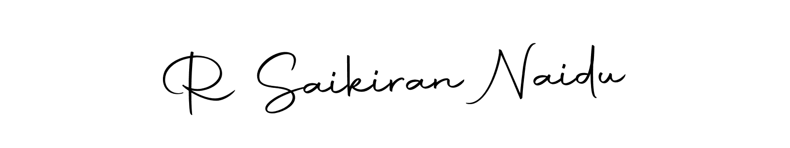 R Saikiran Naidu stylish signature style. Best Handwritten Sign (Autography-DOLnW) for my name. Handwritten Signature Collection Ideas for my name R Saikiran Naidu. R Saikiran Naidu signature style 10 images and pictures png