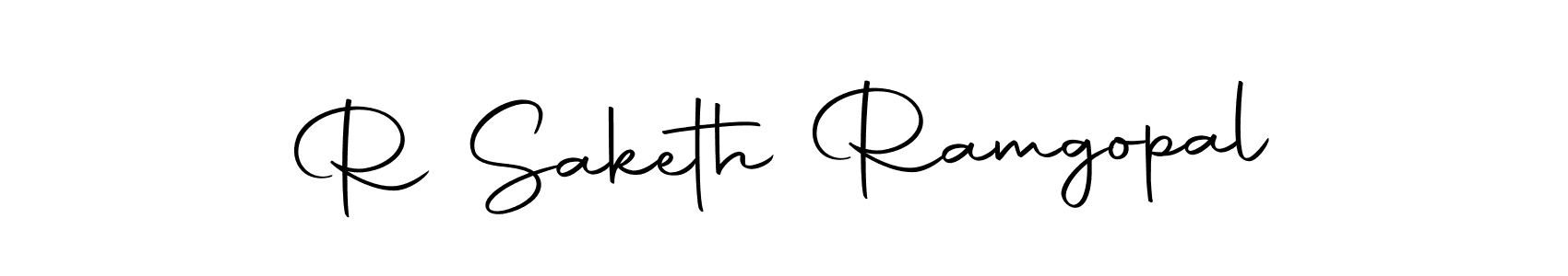 Also we have R Saketh Ramgopal name is the best signature style. Create professional handwritten signature collection using Autography-DOLnW autograph style. R Saketh Ramgopal signature style 10 images and pictures png