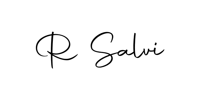 How to make R Salvi signature? Autography-DOLnW is a professional autograph style. Create handwritten signature for R Salvi name. R Salvi signature style 10 images and pictures png