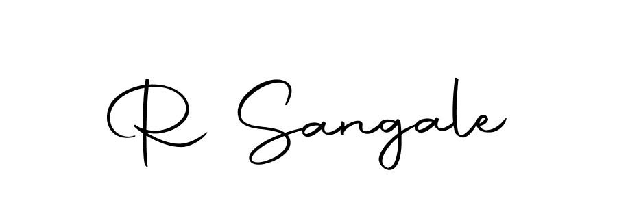 How to make R Sangale signature? Autography-DOLnW is a professional autograph style. Create handwritten signature for R Sangale name. R Sangale signature style 10 images and pictures png