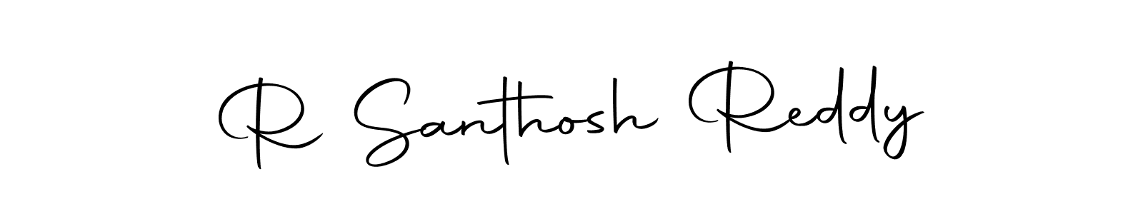 Make a short R Santhosh Reddy signature style. Manage your documents anywhere anytime using Autography-DOLnW. Create and add eSignatures, submit forms, share and send files easily. R Santhosh Reddy signature style 10 images and pictures png