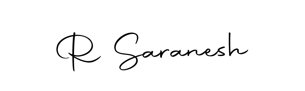 Once you've used our free online signature maker to create your best signature Autography-DOLnW style, it's time to enjoy all of the benefits that R Saranesh name signing documents. R Saranesh signature style 10 images and pictures png