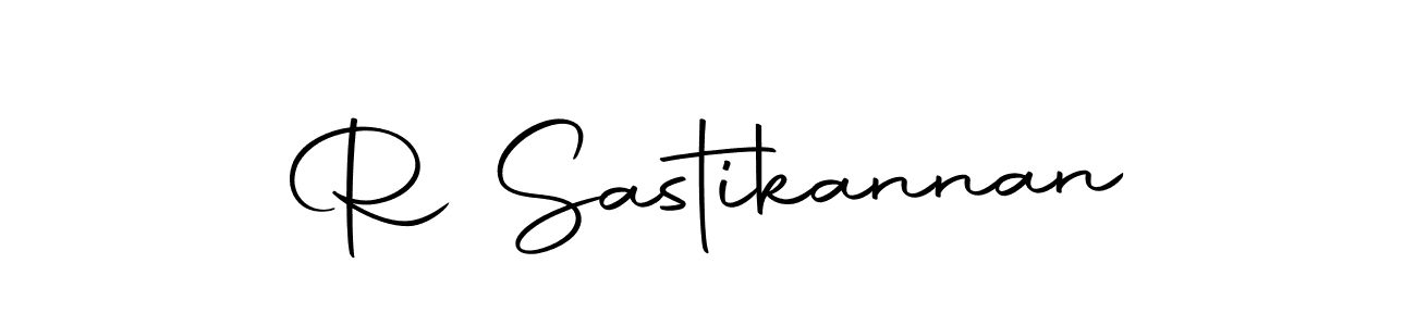 Create a beautiful signature design for name R Sastikannan. With this signature (Autography-DOLnW) fonts, you can make a handwritten signature for free. R Sastikannan signature style 10 images and pictures png