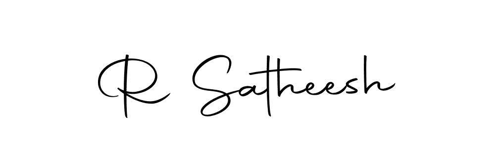 R Satheesh stylish signature style. Best Handwritten Sign (Autography-DOLnW) for my name. Handwritten Signature Collection Ideas for my name R Satheesh. R Satheesh signature style 10 images and pictures png