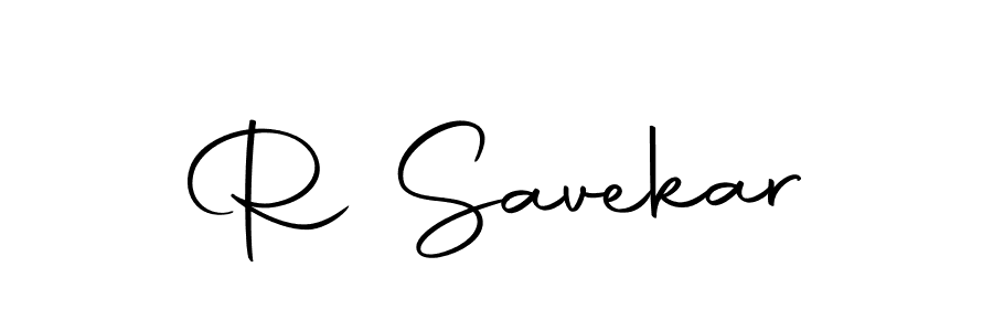 Make a beautiful signature design for name R Savekar. Use this online signature maker to create a handwritten signature for free. R Savekar signature style 10 images and pictures png