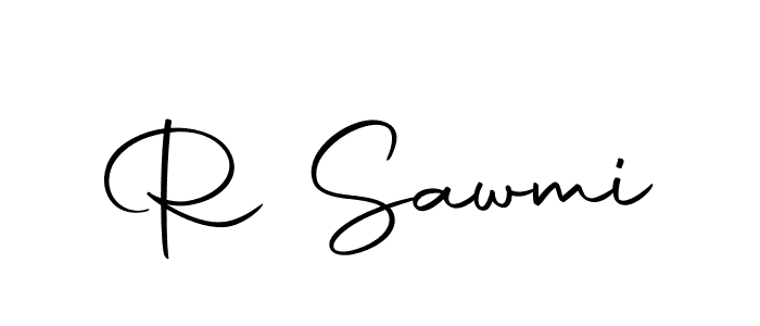 Autography-DOLnW is a professional signature style that is perfect for those who want to add a touch of class to their signature. It is also a great choice for those who want to make their signature more unique. Get R Sawmi name to fancy signature for free. R Sawmi signature style 10 images and pictures png