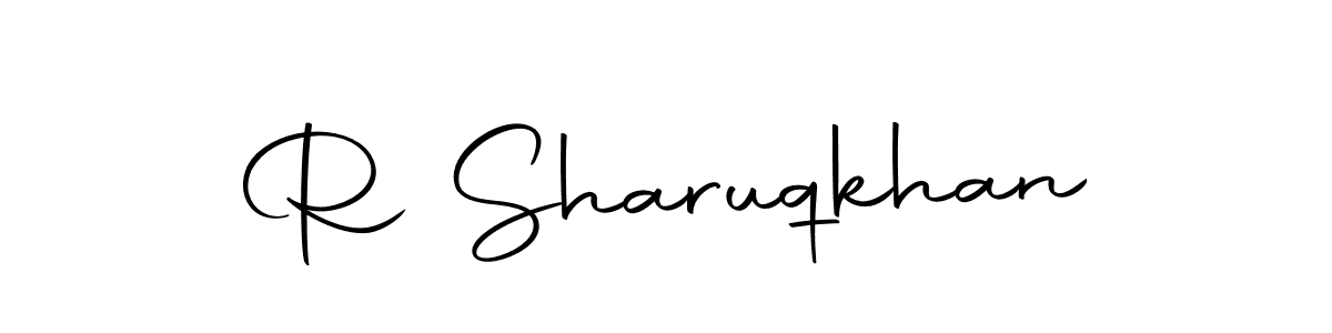 Make a beautiful signature design for name R Sharuqkhan. Use this online signature maker to create a handwritten signature for free. R Sharuqkhan signature style 10 images and pictures png