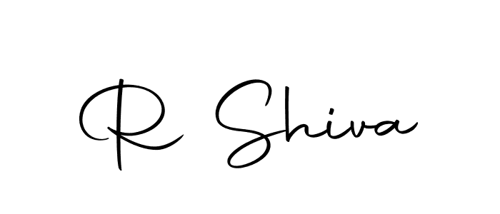 The best way (Autography-DOLnW) to make a short signature is to pick only two or three words in your name. The name R Shiva include a total of six letters. For converting this name. R Shiva signature style 10 images and pictures png