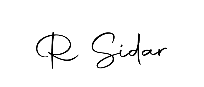 You should practise on your own different ways (Autography-DOLnW) to write your name (R Sidar) in signature. don't let someone else do it for you. R Sidar signature style 10 images and pictures png