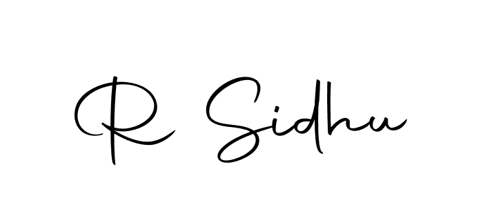 Make a beautiful signature design for name R Sidhu. Use this online signature maker to create a handwritten signature for free. R Sidhu signature style 10 images and pictures png