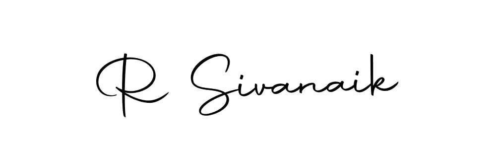 Create a beautiful signature design for name R Sivanaik. With this signature (Autography-DOLnW) fonts, you can make a handwritten signature for free. R Sivanaik signature style 10 images and pictures png